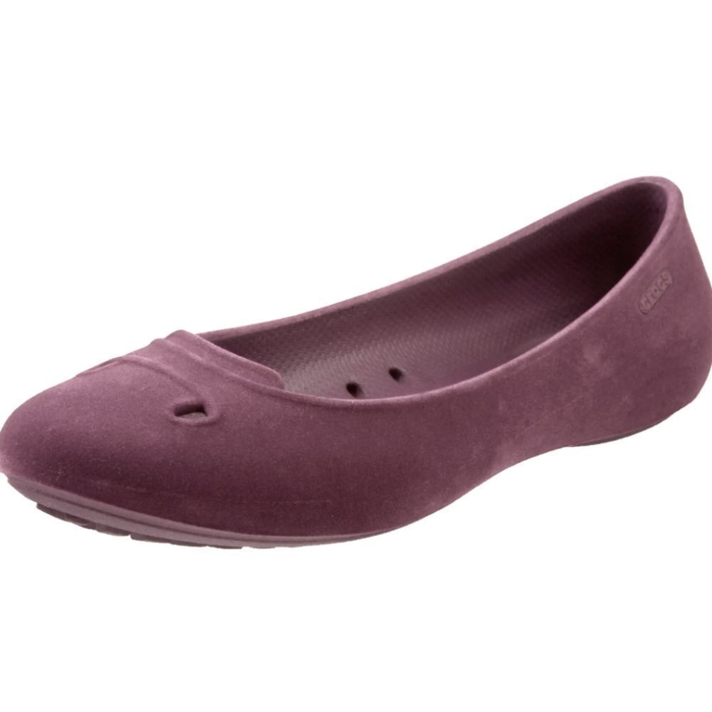 CROCS KADEE SLIP ON WOMENS CUT OUT FLATS G1